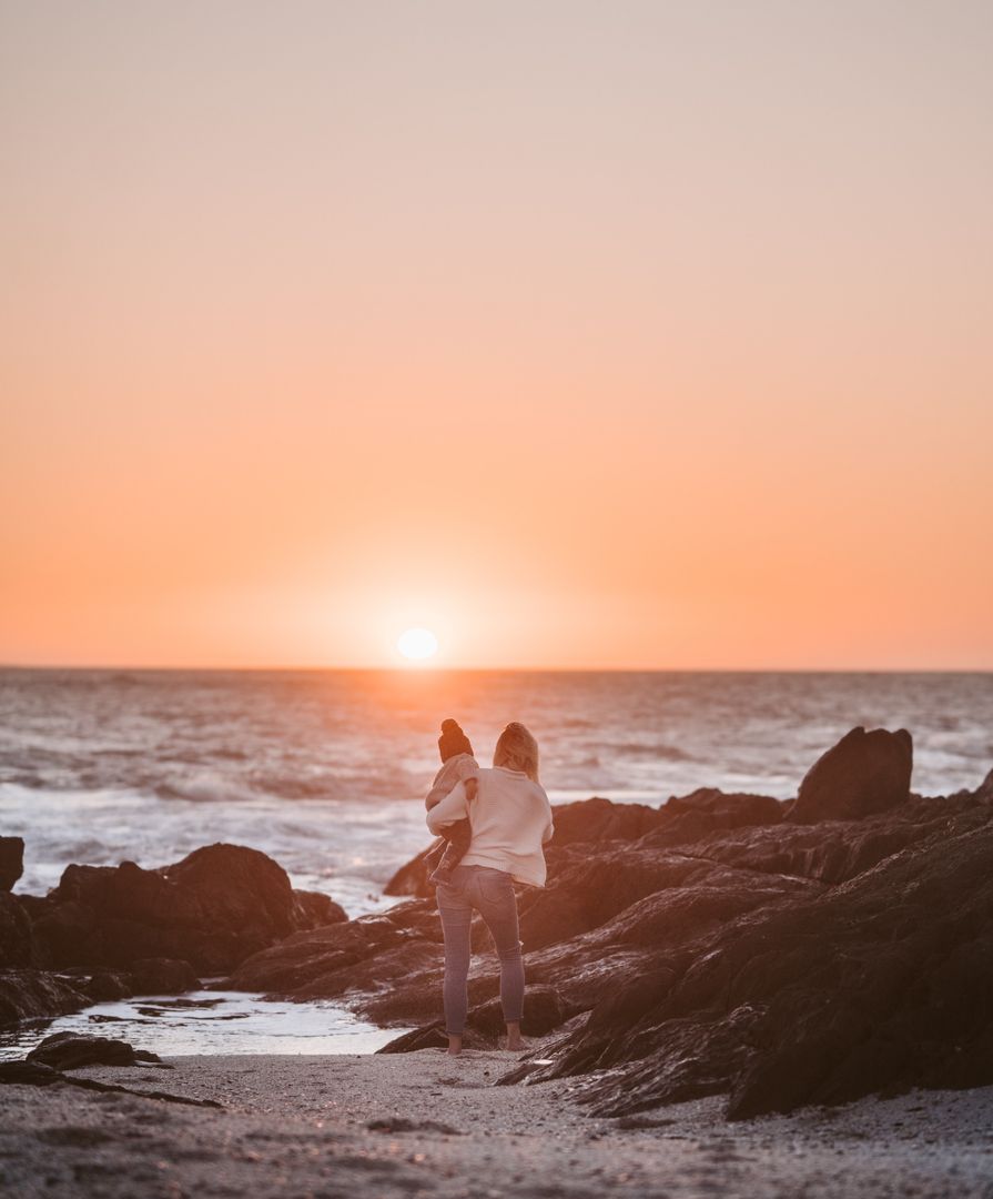 Walking by Ocean